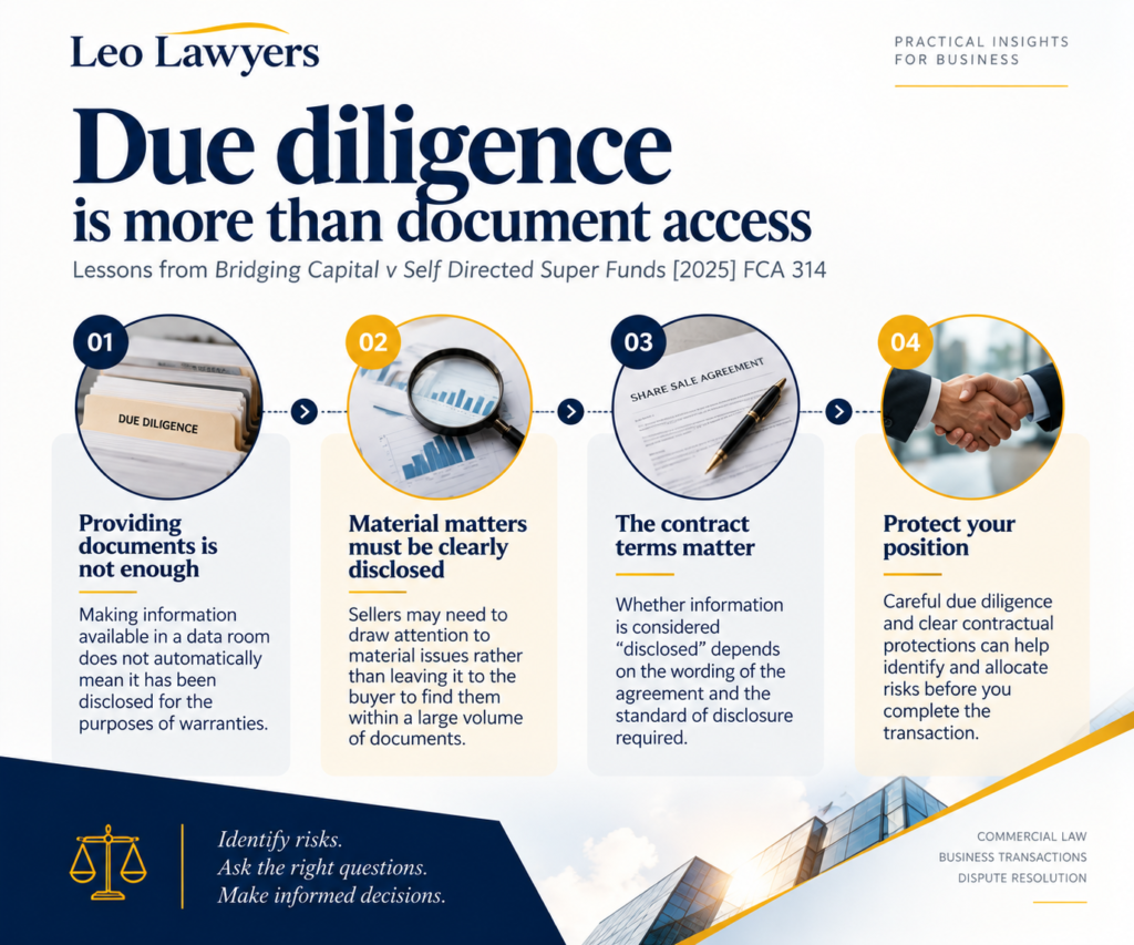 Due diligence